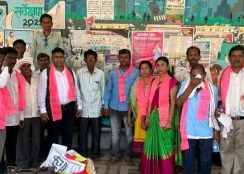 भारत राष्ट्र समिति चे डॉ. उमेश वावरे यांच्या नेतृत्वात दुसरा टप्पाची समूद्रपूर तालुकातुन सदस्य नोदणी अभियानाला सुरवात.