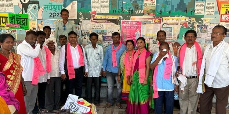 भारत राष्ट्र समिति चे डॉ. उमेश वावरे यांच्या नेतृत्वात दुसरा टप्पाची समूद्रपूर तालुकातुन सदस्य नोदणी अभियानाला सुरवात.