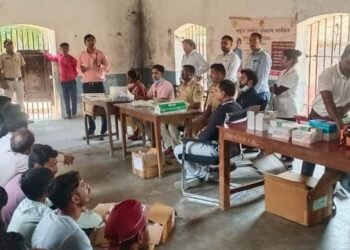 वर्धा जिल्हा कारागृह येथे बंदींसाठी आरोग्य शिबिराचे आयोजन, बंदी बांधवांच्या विविध आरोग्य तपासण्या.