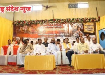 राजुरा येथे 350 वा शिवराज्यभिषेक सोहळा संपन्न, छत्रपती शिवाजी महाराजांचा आदर्श सर्वांनी जोपासावा: हंसराज अहिर