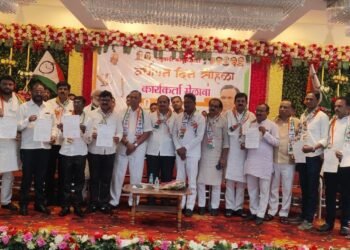 हिंगणा येथे राष्ट्रवादी काँग्रेस पक्षाचा वर्धापन दिनानिमित्त कार्यकर्ता मेळावा संपन्न.