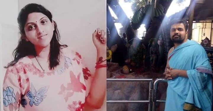 साधू बना शैतान हैद्राबाद मध्ये मंदिरच्या पुजाऱ्याने केली प्रेमिकेची निर्घुन हत्या, मृतदेह मंदिराचा मागे गाडला.