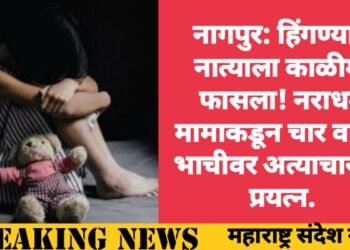 नागपुर: हिंगण्यात नात्याला काळीमा फासला! नराधम मामाकडून चार वर्षीय भाचीवर अत्याचाराचा प्रयत्न.
