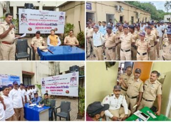 पुणे: संचेती रुग्णालय व शिवाजीनगर पोलीस स्टेशन यांचे संयुक्तपणे पोलीसांकरीता मोफत ऑथोपेडीक तपासणी शिबीर आयोजित.