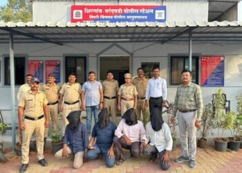 शिरगाव परंदवडी पोलीस स्टेशन पथकाची कामगिरी! सरकारमान्य धान्याची चोरी करून बेकायदेशीर विक्री करण्या करता घेवुन जाणारे आरोपींना अटक …