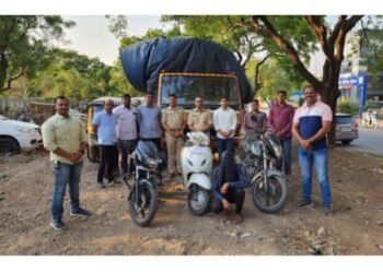 ” मोटार सायकल चोरी करणारा आरोपी कोंढवा तपास पथकाकडुन जेरबंद “