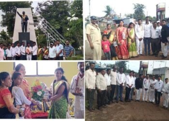 तथागत ग्रूप संघटनेचा डाॅ.बाबासाहेब आंबेडकर समाज भूषण पूरस्कार वितरण सोहळा थाटात संपन्न.