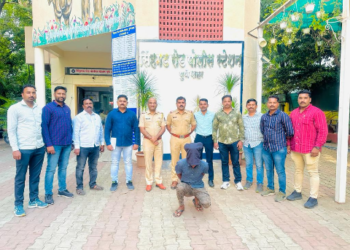 मोक्यातील फरार आरोपीस तब्बल आठ महिन्यानंतर सिंहगडरोड पोलीसांनी शिताफीने पकडुन केली अटक
