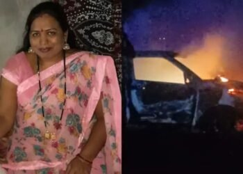 जालना: मुल होत नाही म्हणून लग्नाच्या 13 वर्षांनंतर पत्नीची कारसह जिवंत पेटवून हत्या.