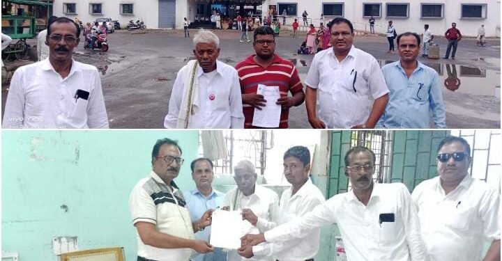 ब्राह्मणी फाटा येथे थांबा सुरू असतांना बस थांबता थांबेना, आगार व्यवस्थापकाला शेतकरी संघटनेचे लेखी निवेदन