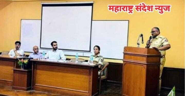 औद्योगिक कंपन्यांच्या समस्यांचे निराकरण व सुरक्षिततेबाबत पोलीस अधिकाऱ्यांचा कंपनी प्रतिनिधींशी संवाद.