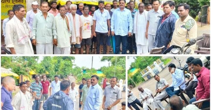 माजी आमदार डॉ नामदेवराव उसेंडी यांनी विविध भागात भेट देऊन गावकऱ्यांशी संवाद साधत केली चर्चा.!