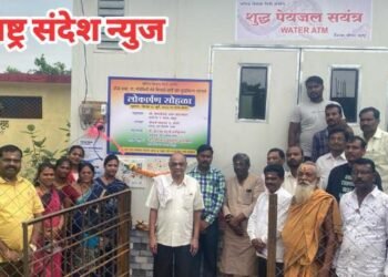 गोंडपिपरी तालुक्यातील श्रीक्षेत्र धाबा संत नगरीत पहिले जल शुद्धीकरण संयंत्राचे लोकार्पण सोहळा संपन्न.