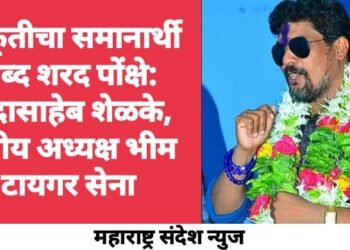 विकृतीचा समानार्थी शब्द शरद पोंक्षे: दादासाहेब शेळके, राष्ट्रीय अध्यक्ष भीम टायगर सेना