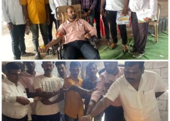 मंत्री सूधीर मुनगंटीवार यांच्या वाढदिवसा निमित्त दीर्घ आयुष्य व चांगल्या आरोग्यासाठी कोंडय्या महाराजांचा चरणी साकडे.