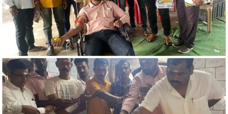 मंत्री सूधीर मुनगंटीवार यांच्या वाढदिवसा निमित्त दीर्घ आयुष्य व चांगल्या आरोग्यासाठी कोंडय्या महाराजांचा चरणी साकडे.