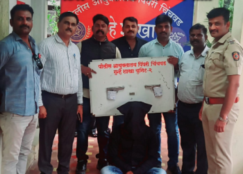 पिंपरी चिंचवडमध्ये भारी ! गुन्हे शाखा युनिट २ ची कामगिरी..2 देशी बनावटीचे पिस्टल व जिवंत राउंड जप्त…