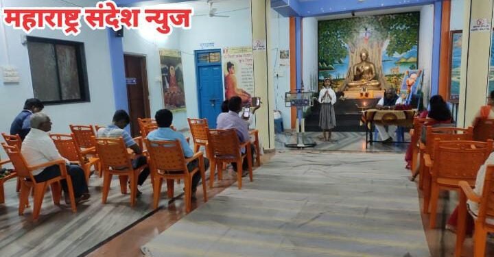 धम्म संस्कार संघ श्रावस्ती विहार सांगलीच्या वतीने वर्षावास आणि श्रावण पौर्णिमेच्या निमित्ताने धम्मदेशनाचे आयोजन.