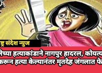 महिलेच्या हत्याकांडाने नागपुर हादरल, कोयत्याने वार करून हत्या केल्यानंतर मृतदेह जंगलात फेकला.