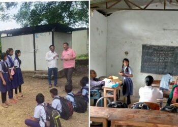 राजेंद्र विद्यालय भोयगाव येथे लोकशाही मार्गाने छात्र संघ निवडणूक घेऊन शालेय मंत्रीमंडळाची स्थापना.