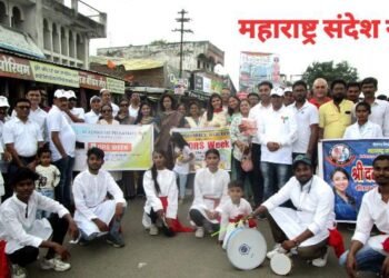 सावनेर इंडियन मेडिकल असोसिएशन शाखा सावनेरच्या वतिने जीवन रक्षक ओआरएस सोल्युशन व स्तनपान जनजागृती रॅली संपन्न.