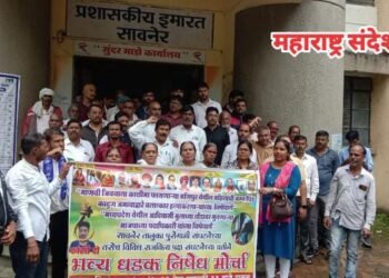 मानवतेला काळीमा फासणाऱ्या मणिपुर घटनेच्या निषेधार्थ सावनेर येथे सामाजिक संघटनांच्या वतीने निषेध मोर्चा.