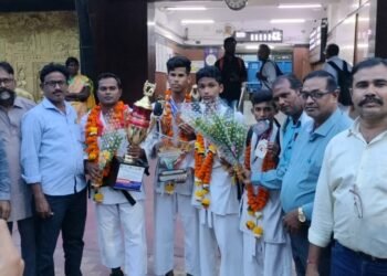 इंटरनॅशनल कराटे टूर्नामेंट मधे बल्लारपूर च्या नालंदा क्रीडा मंडळ कराटे क्लबच्या विद्यार्थ्यांनी मिळवले यश.