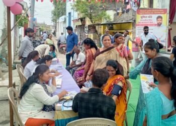 राष्ट्रवादी युवक काँग्रेसचे वर्धा जिल्हा उपाध्यक्ष सुशील घोडे यांच्या वाढदिवसानिमित्त आरोग्य तपासणी शिबीराचे आयोजन.