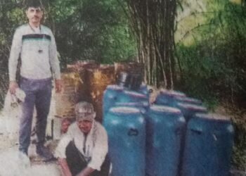 सेलू पोलिसांची गावठी दारूची भठी वर धडक कारवाई करून केली उद्ध्वस्त.