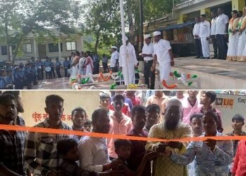 76 व्या स्वातंत्र्यदिना निमित्त सेवक संघटित व असंघटित आरोग्य कामगार संघटनेचे जनसंपर्क कार्यालयाचे उद्घाटन.