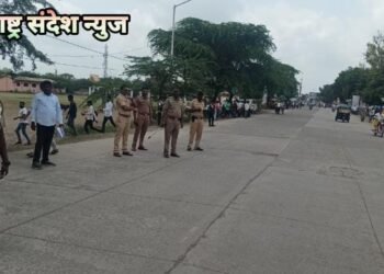 विना नंबरच्या मोटरसायकलवर परतूर पोलिसांची धडक कारवाई, विना नंबरच्या १८ मोटरसायकल केल्या जप्त.