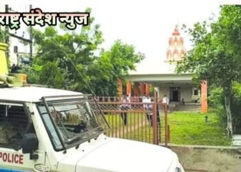 बीड शहरातील प्रसिद्ध कालिका देवी मंदिरात दानपेटीची चोरी, सीसीटीव्ही कॅमेऱ्यामध्ये चोरटा कैद.