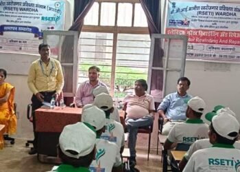 आरसेटीच्या इलेक्ट्रीक मोटर रिवाइंडींग प्रशिक्षणाचा समारोप, अनेक तरुणांनी घेतला व्यावसायीक प्रशिक्षण.