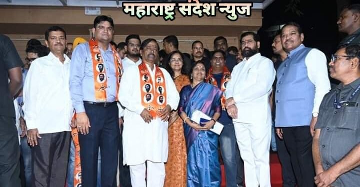 शिवसेना (ठाकरे), राष्ट्रवादी काँग्रेस सह विविध पक्षातील अनेकाचा शिवसेनेत जाहीर प्रवेश.