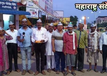 चंद्रयाना-3 मिशन यशस्वी झाल्याबद्दल आम आदमी पार्टी जिल्हा गडचिरोलीच्या वतीने फटाके व पेढे वितरण करून जल्लोष साजरा.