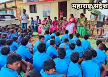 नागपूर आकाशवाणीवर गुरु शिष्य चमकले, छल्लेवाडा शाळेने साजरा केला ‘गडचिरोली वर्धापन दिन’ व ‘शाळे बाहेरची शाळा’.