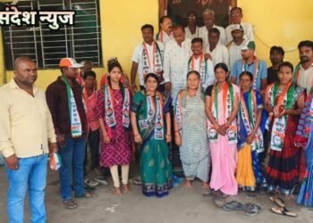 हिंगणघाट शहरातील अनेक युवक व महिलांच्या राष्ट्रवादी काँग्रेस पक्षामध्ये प्रवेश.