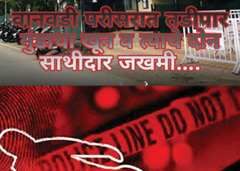 वानवडी परीसरात तडीपार गुंडाचा खून व त्याचे दोन साथीदार जखमी….