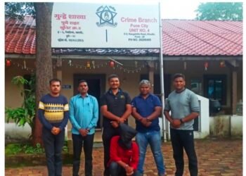 खुनाच्या गुन्हयात चार महीन्यापासुन फरार आरोपीच्या गुन्हे शाखा युनिट-०४ ने बीड येथे जावून आवळल्या मुसक्या