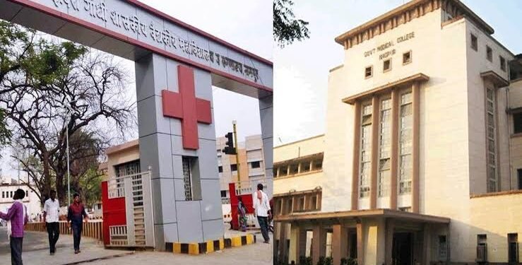 नागपुर येथील मेडिकल, मेयो, आयुर्वेद मधील 1000 कोटीच्या विकास प्रकल्पावर मंथन.