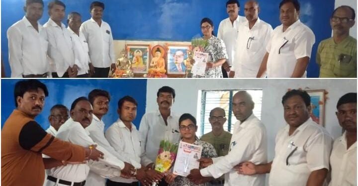 उज्वला बागडे यांचा एमपीएससी परीक्षा उत्तीर्ण झाल्याबद्दल जनकल्याण सामाजिक बहुउद्देशीय संघटनेच्या वतीने जाहीर सत्कार.