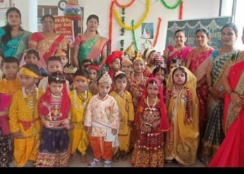 हिंगणा येथील अहिल्या किड्स प्री प्रायमरी स्कूल मध्ये गोकुळाष्टमीचा कार्यक्रम उत्साहात साजरा.