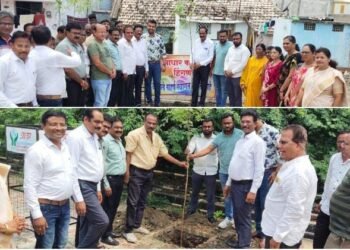 हिंगणघाट येथे आधार फाउंडेशन द्वारा भव्य स्वरूपात वृक्षारोपण कार्यक्रम संपन्न.