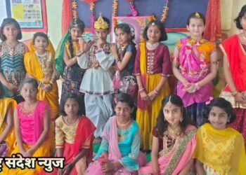 परतूर तालुक्यातील छत्रपती शिवाजी इंटरनॅशनल ड्रीम स्कूलमध्ये बाळ गोपाळांची धमाल.