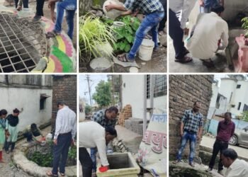 हिवताप व हत्तीरोग विभाग उपजिल्हा रुग्णालय हिंगणघाट द्वारा कीटकजन्य रोगास प्रतिबंधासाठी “पाणी तेथे गप्पी मासे मोहिम”