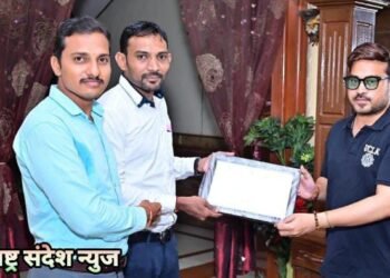 आरोग्य आणि कुटुंब कल्याण मंत्रालय, भारत सरकार द्वारा माजी पालकमंत्री अम्ब्रिशराव आत्राम यांना सन्मानपत्र प्रदान.