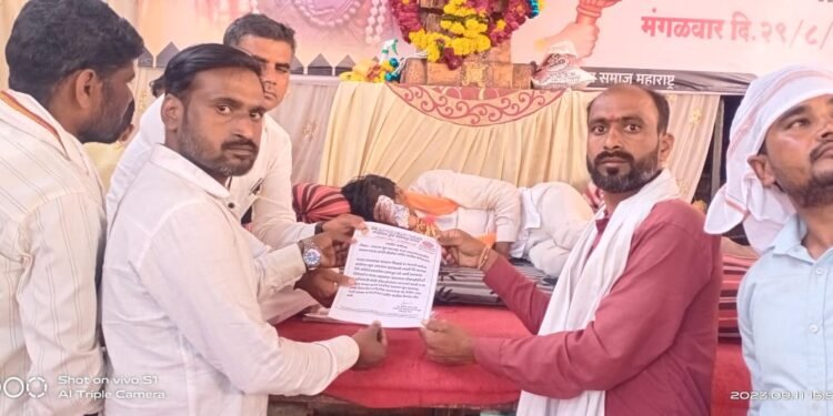 जरांगे पाटील यांच्या मराठा आंदोलनला समता पक्षाने व तथागत ग्रुप महाराष्ट्र राज्य संघटनेने दिला पाठिंबा.