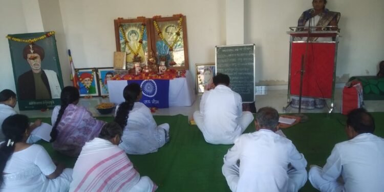 हिंगणघाट शहरातील महात्मा फुले वार्ड मध्ये वर्षावास निमित्त धम्म प्रबोधन मालिका कार्यक्रम संपन्न.