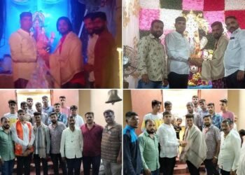 पुणे: राकाँ अल्पसंख्यांक विभागाचे मा. राष्ट्रीय सरचिटणीस शेरआली शेख वतीने अनेक गणेश मंडळाचा सत्कार.