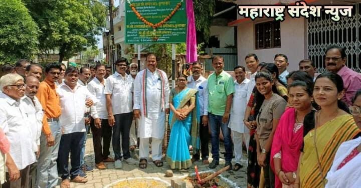 हिंगणघाट शहरात ऐतिहासिक ५० कोटीच्या विकास कामांचा झंझावात, आ. समीर कुणावर यांचे हस्ते विविध विकास कामांचे भूमिपूजन